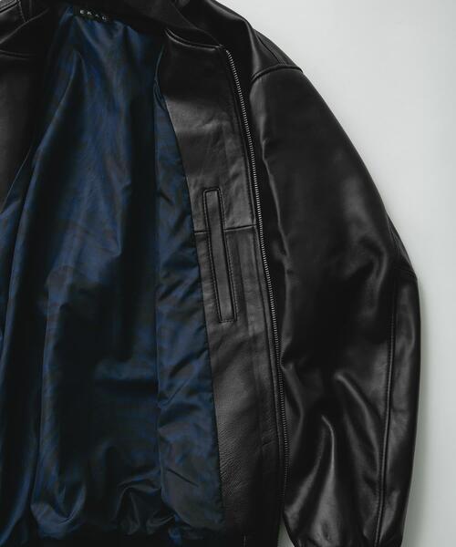 EKAL（エカル）の「SHEEP LEATHER JACKET（その他アウター・メンズ・ブラック・LARGE/MEDIUM）」の7枚目の写真