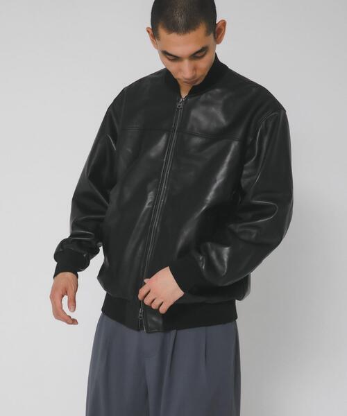 EKAL（エカル）の「SHEEP LEATHER JACKET（その他アウター・メンズ・ブラック・LARGE/MEDIUM）」の9枚目の写真