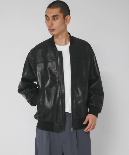 EKAL（エカル）の「SHEEP LEATHER JACKET（その他アウター・メンズ・ブラック・LARGE/MEDIUM）」の10枚目の写真