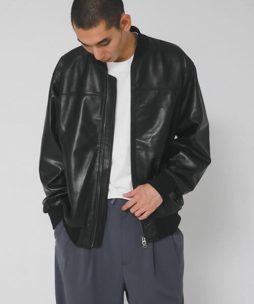 EKAL（エカル）の「SHEEP LEATHER JACKET（その他アウター・メンズ・ブラック・LARGE/MEDIUM）」の11枚目の写真