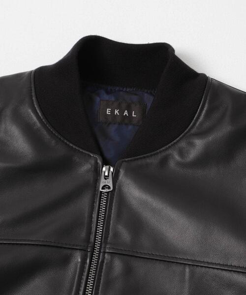 EKAL（エカル）の「SHEEP LEATHER JACKET（その他アウター・メンズ・ブラック・LARGE/MEDIUM）」の18枚目の写真