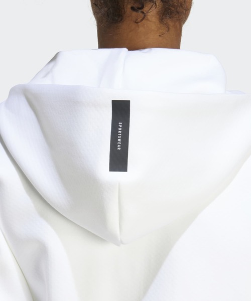 adidas（アディダス）の「adidas Z.N.E. フルジップパーカー / アディダス adidas（パーカー・レディース・ホワイト・XX-LARGE/LARGE/MEDIUM/SMALL/X-LARGE/X-SMALL）」の4枚目の写真