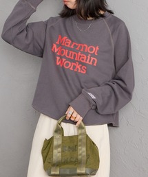【WEB先行予約】[Marmot/マーモット] 別注 ロゴプリント カットオフスウェット