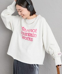 【WEB先行予約】[Marmot/マーモット] 別注 ロゴプリント カットオフスウェット