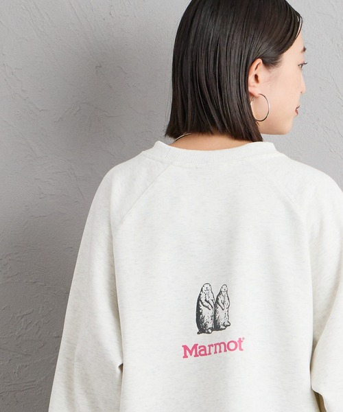 MARMOT（マーモット）の「【WEB先行予約】[Marmot/マーモット] 別注 ロゴプリント カットオフスウェット（スウェット・レディース・ベージュ/アッシュグレー/チャコール/ブラック・F）」の20枚目の写真