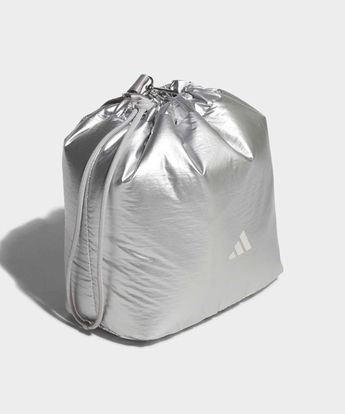 adidas(アディダス)の「メタル スモール バッグ゙ / アディダス adidas(ショルダーバッグ・メンズ・シルバー・FREE)」の3枚目の写真