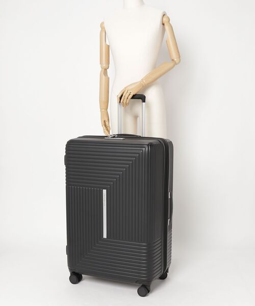 Samsonite(サムソナイト)の「サムソナイト APINEX スピナー75 エキスパンダブル ブレーキ マットブラック(スーツケース/キャリーバッグ・メンズ・ブラック・L)」の10枚目の写真