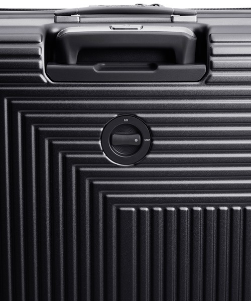 Samsonite(サムソナイト)の「サムソナイト APINEX スピナー75 エキスパンダブル ブレーキ マットブラック(スーツケース/キャリーバッグ・メンズ・ブラック・L)」の8枚目の写真