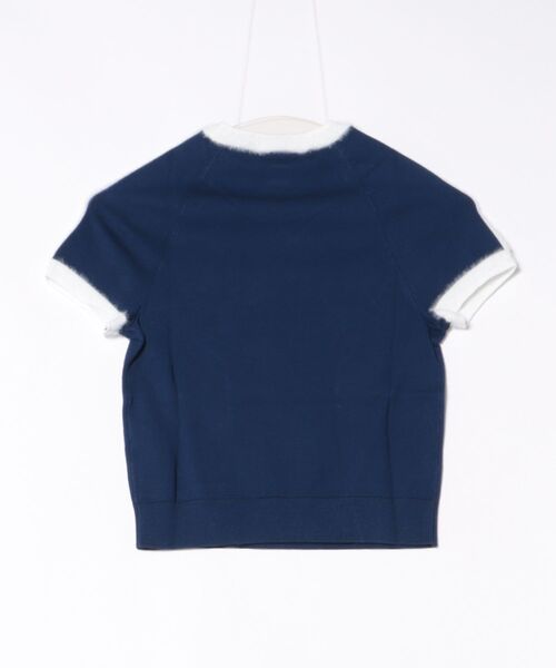 adidas（アディダス）の「KNITTED TEE KW2606（Tシャツ/カットソー・メンズ・ネイビー・X-LARGE/SMALL/MEDIUM/LARGE）」の2枚目の写真