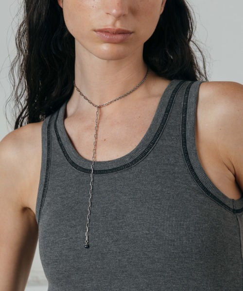 CREDONA(クレドナ)の「CUP-IN TANK TOP/カップインタンクトップ(タンクトップ・レディース・カーキ/グレー/ブラック/レッド/アイボリー・FREE)」の10枚目の写真