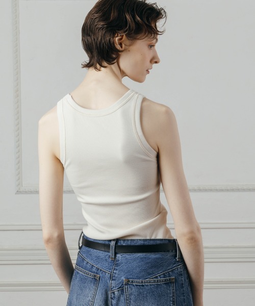 CREDONA(クレドナ)の「CUP-IN TANK TOP/カップインタンクトップ(タンクトップ・レディース・カーキ/グレー/ブラック/レッド/アイボリー・FREE)」の19枚目の写真