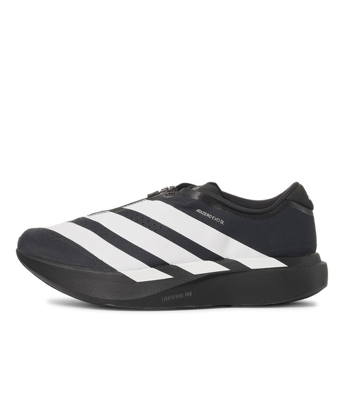 adidas(アディダス)の「ADIZERO EVO SL ZIP HP5061(スニーカー・メンズ・ブラック・29.0cm/26.0cm/25.5cm/28.5cm/28.0cm/27.5cm/27.0cm/26.5cm/30.0cm)」の1枚目の写真