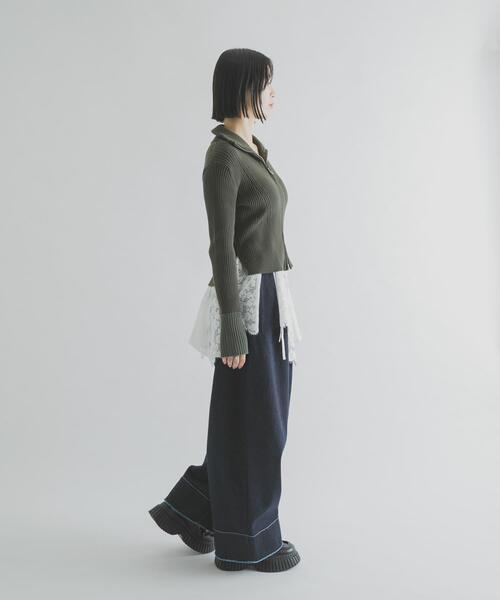 THE GOODLAND MARKET(ザグッドランドマーケット)の「cwtch ORGANIC DENIM WIDEPANTS(デニムパンツ・レディース・ワンウォッシュ・2/1)」の6枚目の写真