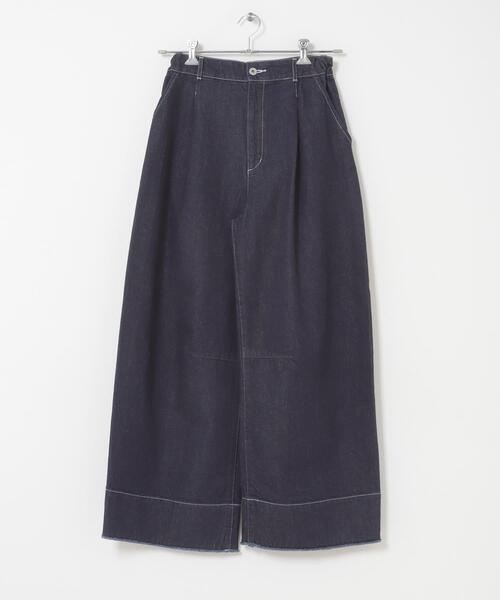THE GOODLAND MARKET(ザグッドランドマーケット)の「cwtch ORGANIC DENIM WIDEPANTS(デニムパンツ・レディース・ワンウォッシュ・2/1)」の7枚目の写真