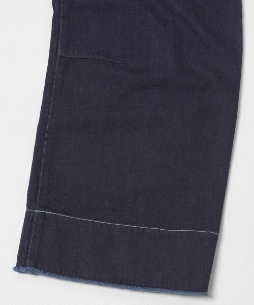 THE GOODLAND MARKET(ザグッドランドマーケット)の「cwtch ORGANIC DENIM WIDEPANTS(デニムパンツ・レディース・ワンウォッシュ・2/1)」の10枚目の写真