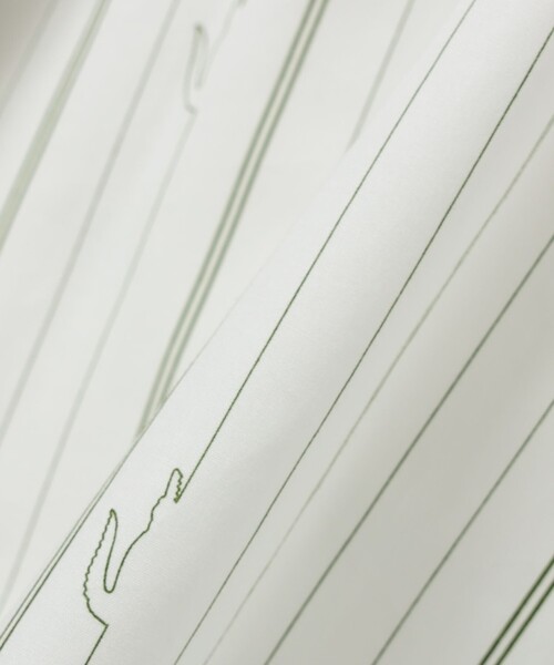 LACOSTE(ラコステ)の「【別注】LACOSTE / ストライプシャツ(シャツ/ブラウス・メンズ・サックスブルー/ホワイト・SMALL/X-LARGE/MEDIUM/LARGE)」の3枚目の写真