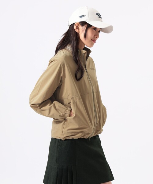 BEAMS GOLF(ビームスゴルフ)の「OR.2WAY撥水タフタBZ(ブルゾン・レディース・ネイビー/ベージュ・SMALL/MEDIUM/LARGE)」の1枚目の写真