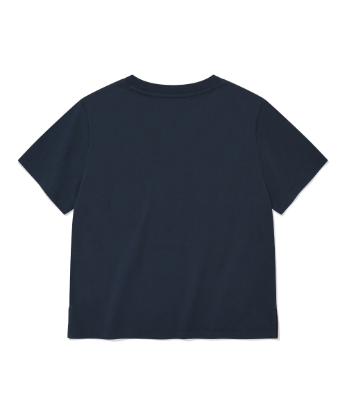 Wacky WiLLy(ワッキーウィリー)の「ウィメンズレースアップリケ半袖Tシャツネイビー(Tシャツ/カットソー・レディース・その他・SMALL/MEDIUM)」の3枚目の写真