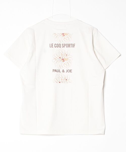 le coq sportif(ルコックスポルティフ)の「【別注】ルコックスポルティフ le coq sportif PJコラボサンスクリーンスムースニット半袖Tシャツ 限定コラボ(Tシャツ/カットソー・レディース・ピンク/ネイビー/サックスブルー/ホワイト・M/L)」の8枚目の写真
