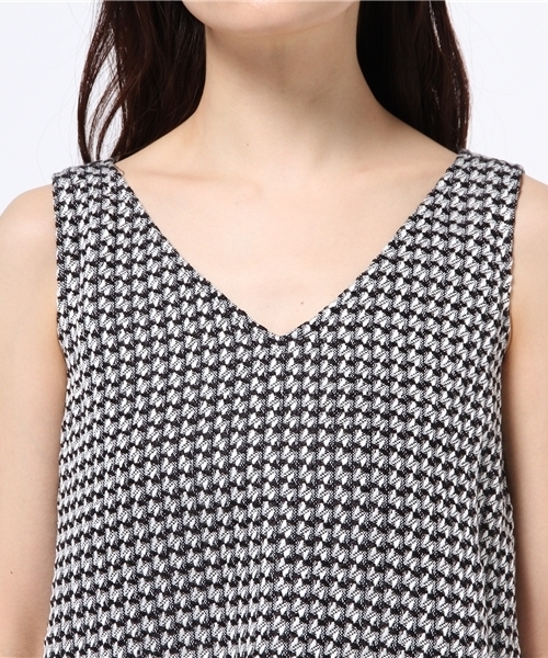 rienda（リエンダ）の「ツィードコンビロンパース（つなぎ/オールインワン・レディース・ブラック/ライトピンク・SMALL/MEDIUM）」の12枚目の写真