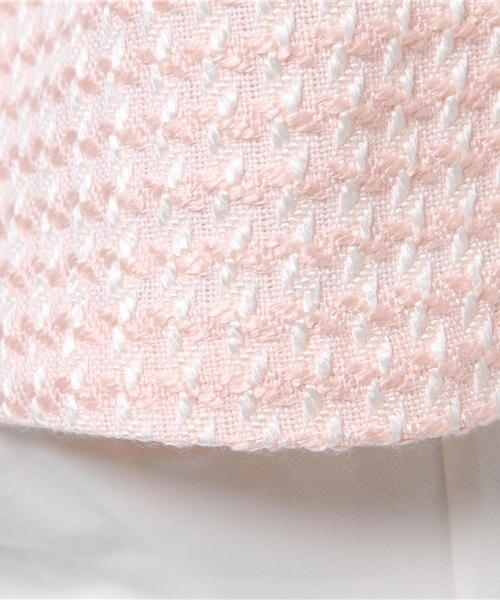 rienda（リエンダ）の「ツィードコンビロンパース（つなぎ/オールインワン・レディース・ブラック/ライトピンク・SMALL/MEDIUM）」の6枚目の写真