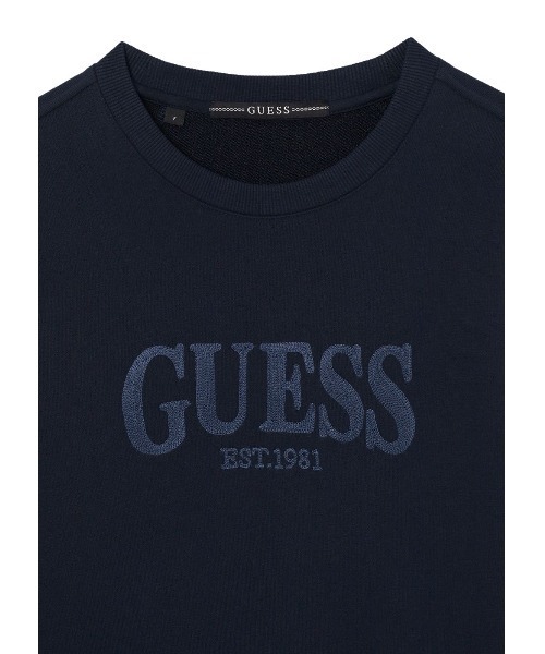 Guess(ゲス)の「【ヒョンジン 着用】 UNISEX Sweatshirt スウェット ロゴスウェット(スウェット・メンズ・ベージュ/ダークネイビー/ライトインディゴブルー・X-SMALL/LARGE/MEDIUM/ONE SIZE)」の15枚目の写真