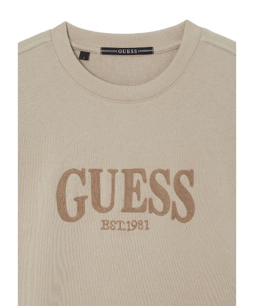 Guess(ゲス)の「【ヒョンジン 着用】 UNISEX Sweatshirt スウェット ロゴスウェット(スウェット・メンズ・ベージュ/ダークネイビー/ライトインディゴブルー・X-SMALL/LARGE/MEDIUM/ONE SIZE)」の9枚目の写真