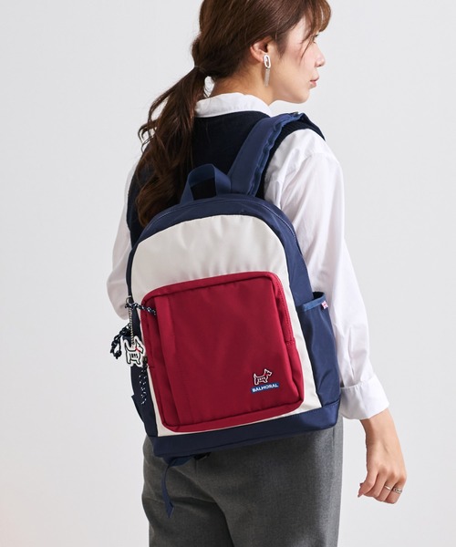 BALMORAL(バルモラル)の「BALMORAL 12ポケット大容量バックパック 30L(バックパック/リュック・レディース・ネイビー系/グレイッシュベージュ/スモークピンク/ブラック/ダークグレー/その他1・FREE)」の6枚目の写真