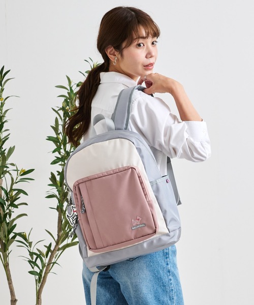 BALMORAL(バルモラル)の「BALMORAL 12ポケット大容量バックパック 30L(バックパック/リュック・レディース・ネイビー系/グレイッシュベージュ/スモークピンク/ブラック/ダークグレー/その他1・FREE)」の5枚目の写真