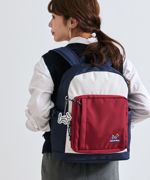 BALMORAL(バルモラル)の「BALMORAL 12ポケット大容量バックパック 30L(バックパック/リュック・レディース・ネイビー系/グレイッシュベージュ/スモークピンク/ブラック/ダークグレー/その他1・FREE)」の18枚目の写真