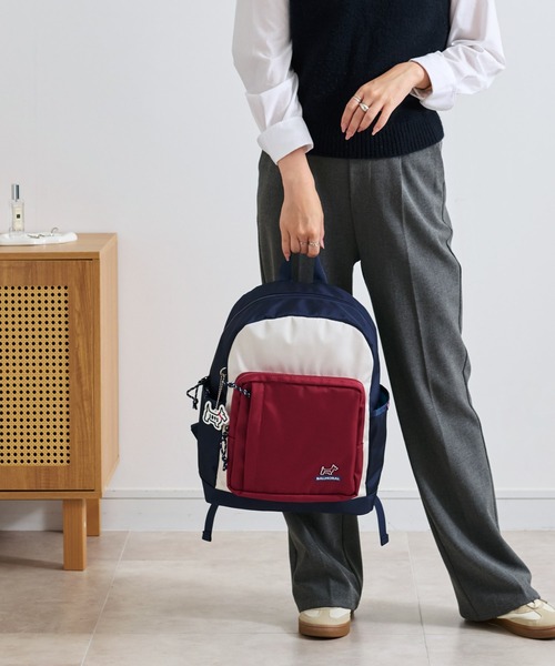 BALMORAL(バルモラル)の「BALMORAL 12ポケット大容量バックパック 30L(バックパック/リュック・レディース・ネイビー系/グレイッシュベージュ/スモークピンク/ブラック/ダークグレー/その他1・FREE)」の19枚目の写真