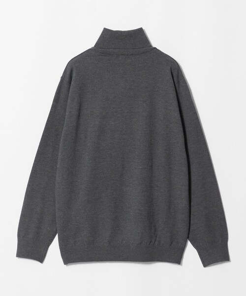 green label relaxing(グリーンレーベルリラクシング)の「【WEB限定】JUST fit ハイゲージ ジャケイン タートルネック ニット(ニット/セーター・メンズ・ブラック/ダークグレー/オリーブ・S/XL/M/L)」の20枚目の写真