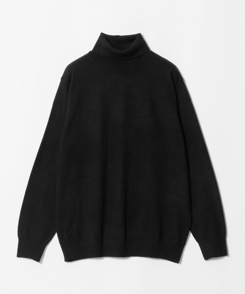 green label relaxing(グリーンレーベルリラクシング)の「【WEB限定】JUST fit ハイゲージ ジャケイン タートルネック ニット(ニット/セーター・メンズ・ブラック/ダークグレー/オリーブ・S/XL/M/L)」の22枚目の写真