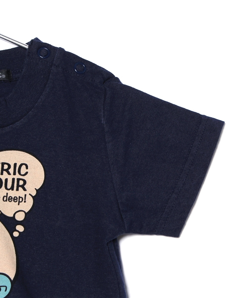 JOEY HYSTERIC（ジョーイヒステリック）の「SM/SMURF DIG HERE DEEP pt Tシャツ（Tシャツ/カットソー・キッズ・ホワイト/トップグレー/ネイビー・X-SMALL/SMALL/MEDIUM/LARGE）」の10枚目の写真