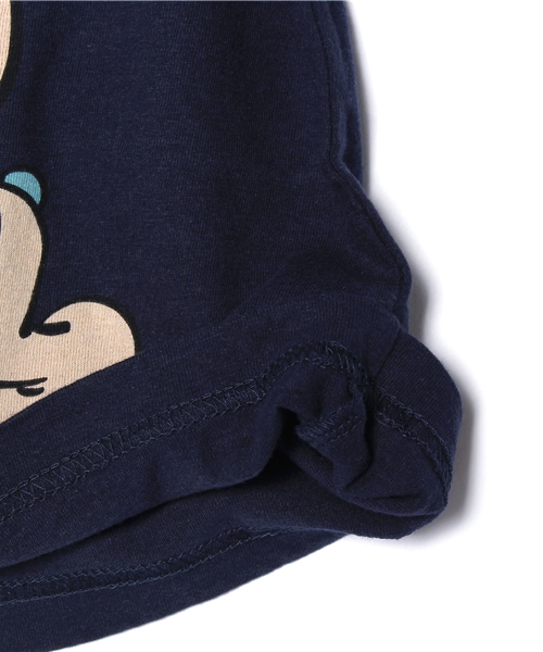 JOEY HYSTERIC（ジョーイヒステリック）の「SM/SMURF DIG HERE DEEP pt Tシャツ（Tシャツ/カットソー・キッズ・ホワイト/トップグレー/ネイビー・X-SMALL/SMALL/MEDIUM/LARGE）」の6枚目の写真