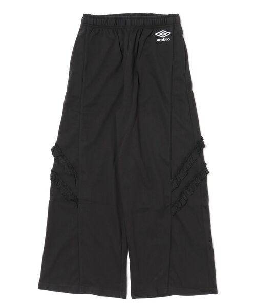 MARKEY'S（マーキーズ）の「【別注】umbro 裏毛フリルパンツ/おとな（スウェットパンツ・レディース・レッド/ブラック・160）」の2枚目の写真