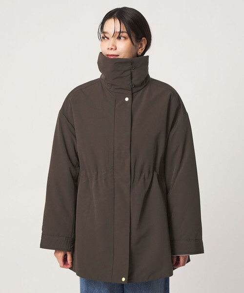 green label relaxing（グリーンレーベルリラクシング）の「［size SHORTあり］ハッスイ パフ ブルゾン ウォッシャブル 撥水（ブルゾン・レディース・オフホワイト/ダークブラウン/ブラック・SHORT/SM/ML）」の10枚目の写真