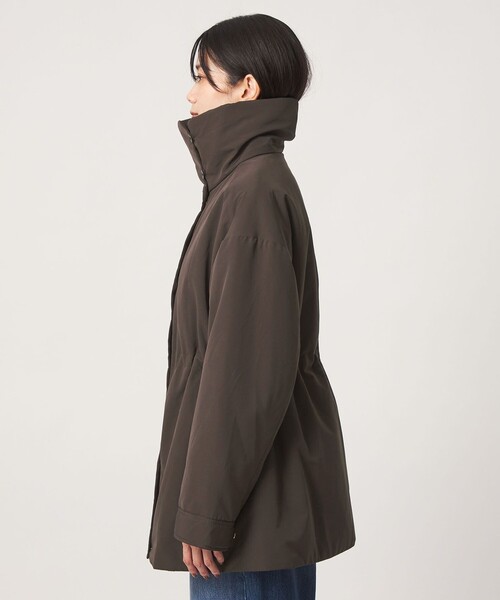 green label relaxing（グリーンレーベルリラクシング）の「［size SHORTあり］ハッスイ パフ ブルゾン ウォッシャブル 撥水（ブルゾン・レディース・オフホワイト/ダークブラウン/ブラック・SHORT/SM/ML）」の11枚目の写真