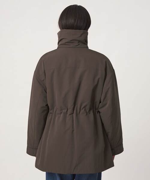 green label relaxing（グリーンレーベルリラクシング）の「［size SHORTあり］ハッスイ パフ ブルゾン ウォッシャブル 撥水（ブルゾン・レディース・オフホワイト/ダークブラウン/ブラック・SHORT/SM/ML）」の12枚目の写真