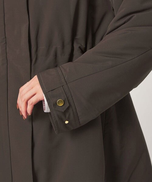 green label relaxing（グリーンレーベルリラクシング）の「［size SHORTあり］ハッスイ パフ ブルゾン ウォッシャブル 撥水（ブルゾン・レディース・オフホワイト/ダークブラウン/ブラック・SHORT/SM/ML）」の14枚目の写真