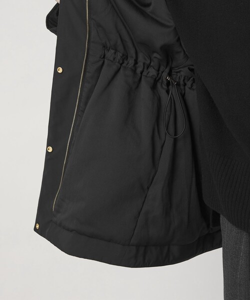 green label relaxing（グリーンレーベルリラクシング）の「［size SHORTあり］ハッスイ パフ ブルゾン ウォッシャブル 撥水（ブルゾン・レディース・オフホワイト/ダークブラウン/ブラック・SHORT/SM/ML）」の20枚目の写真