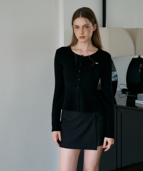 DEHEVE（デヘヴェ）の「Flare Frill Cardigan [Black]（カーディガン/ボレロ・レディース・ブラック・OS）」の10枚目の写真