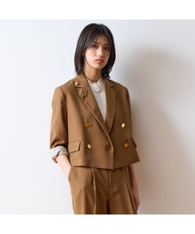 ショートダブルブレストジャケット(セットアップ可)