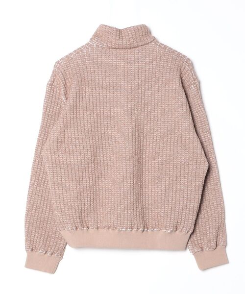 SEAGREEN(シーグリーン)の「SEAGREEN(シーグリーン) WOOL ONI WAFFLE BLOUSON ウールオニワッフルブルゾン(ブルゾン・メンズ・モカ・3/4)」の2枚目の写真