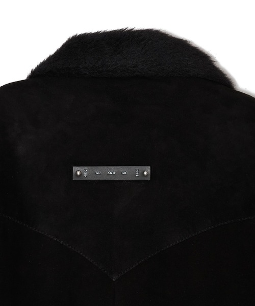 CRIMIE(クライミー)の「N1 SUEDE COMBINATION LEATHER JACKET WITH ALPACA LINING(ミリタリージャケット・メンズ・グリーン/ブラック・XL/L/XXL/M/S)」の12枚目の写真