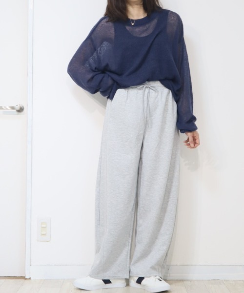 DISKEEN SURE(ディスキーンシュアー)の「今っぽいこなれ感!まあるいフォルムが愛しいコクーンシルエット!ジャージタッチコクーンパンツ(その他パンツ・レディース・ブラック/ベージュ/グレー・FREE)」の15枚目の写真