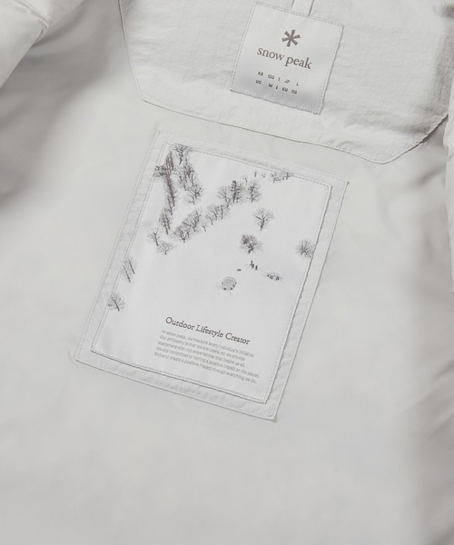 Snow Peak(スノーピーク)の「Snow Peak / LAND LIGHT DOWN VEST ランド ライトダウンベスト 海外限定(ベスト・メンズ・ブラック/ブラウン・M/L)」の13枚目の写真