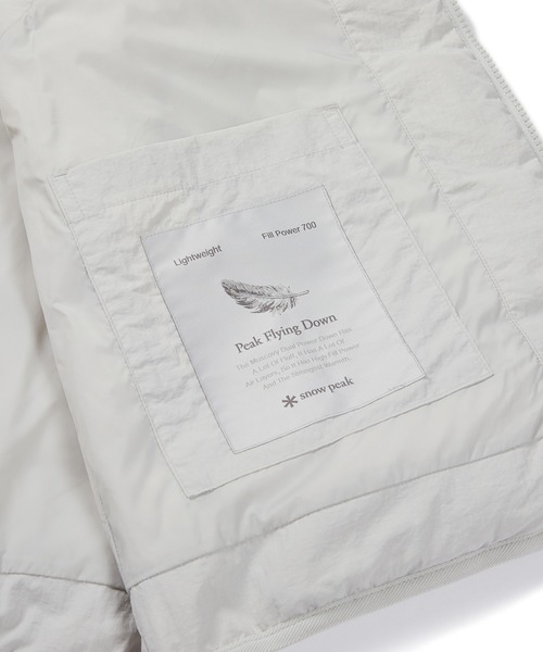 Snow Peak(スノーピーク)の「Snow Peak / LAND LIGHT DOWN VEST ランド ライトダウンベスト 海外限定(ベスト・メンズ・ブラック/ブラウン・M/L)」の16枚目の写真