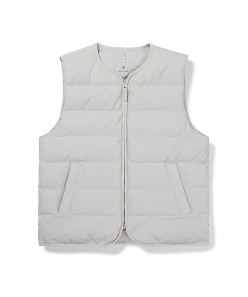 Snow Peak(スノーピーク)の「Snow Peak / LAND LIGHT DOWN VEST ランド ライトダウンベスト 海外限定(ベスト・メンズ・ブラック/ブラウン・M/L)」の7枚目の写真