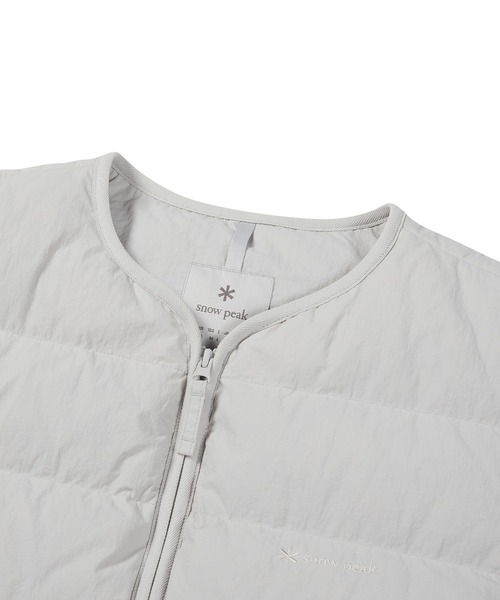 Snow Peak(スノーピーク)の「Snow Peak / LAND LIGHT DOWN VEST ランド ライトダウンベスト 海外限定(ベスト・メンズ・ブラック/ブラウン・M/L)」の12枚目の写真